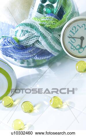 Bathroom items View Large Photo Image Stock Image - Bathroom items. Fotosearch