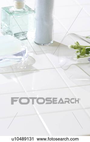 Bathroom items View Large Photo Image Stock Image - Bathroom items. Fotosearch