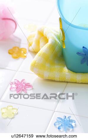 Bathroom items View Large Photo Image Stock Photo - Bathroom items. Fotosearch
