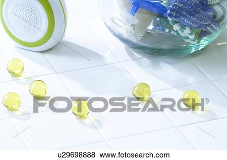 Bathroom items View Large Photo Image Stock Photo - Bathroom items. Fotosearch