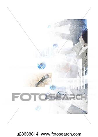 Picture - Business composite. Fotosearch