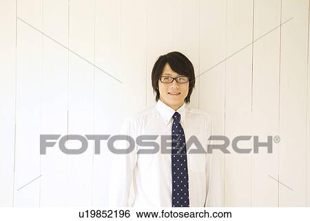 Stock Photograph - Businessman wearing glasses. Fotosearch