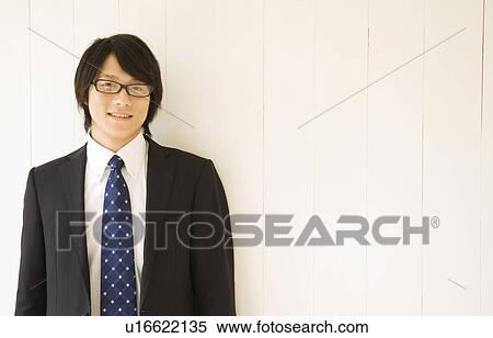 Stock Photography - Businessman wearing glasses. Fotosearch