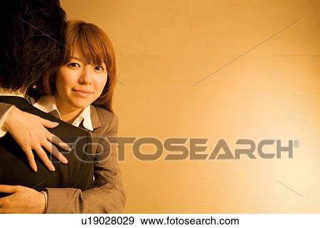 Couple embracing View Large Photo Image Stock Photo - Couple embracing. Fotosearch