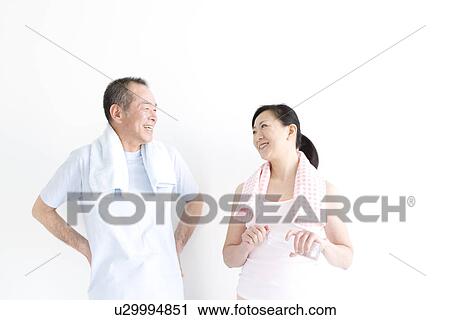 Couple working out together View Large Photo Image Stock Image - Couple working out together. Fotosearch