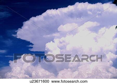 Stock Image - Cumulonimbus cloud. Fotosearch