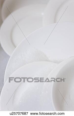 Stock Photo - Dishes in sink. Fotosearch