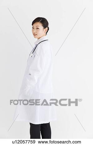 Stock Photo - Doctor with stethoscope. Fotosearch