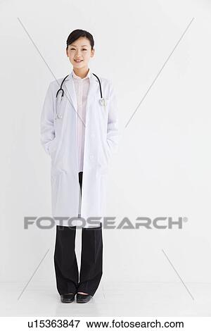 Stock Photo - Doctor with stethoscope. Fotosearch