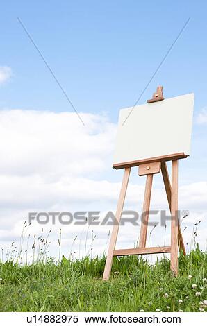 Empty canvas in a field View Large Photo Image Stock Photography - Empty canvas in a field. Fotosearch
