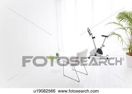 Exercise bike View Large Photo Image Stock Photograph - Exercise bike. Fotosearch