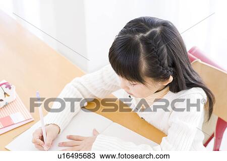Girl studying View Large Photo Image Stock Image - Girl studying. Fotosearch