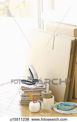Stock Photo - Items for packaging. Fotosearch