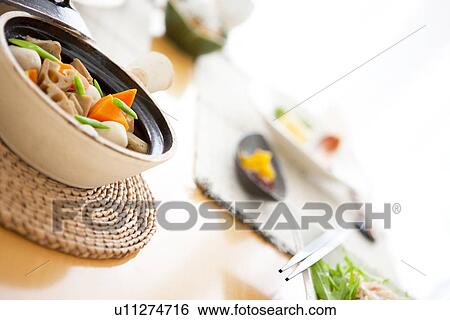 Stock Photograph - Meal of Japanese food. Fotosearch