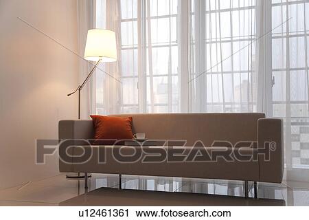 Stock Image - Modern living room. Fotosearch