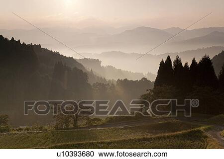 Mountain range surrounded by fog View Large Photo Image Stock Image - Mountain range surrounded by fog. Fotosearch