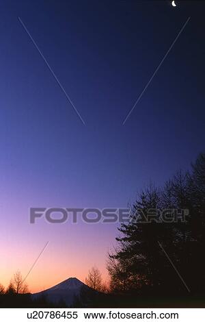 Stock Photography - Mt. Fuji at dawn. Fotosearch