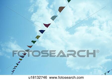 Multi colored flags View Large Photo Image Stock Photograph - Multi colored flags. Fotosearch