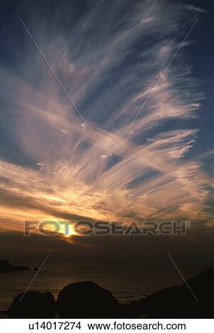 Ocean sunset View Large Photo Image Picture - Ocean sunset. Fotosearch
