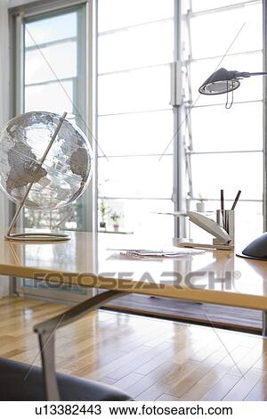 Stock Image - Office desk. Fotosearch