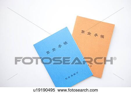 Stock Photography - Pension notebooks. Fotosearch