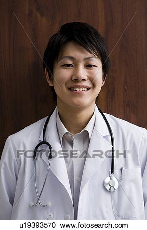 Stock Image - Portrait of a doctor. Fotosearch