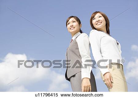 Stock Photography - Portrait of businesswomen. Fotosearch