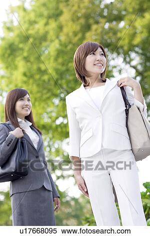 Stock Photography - Portrait of businesswomen. Fotosearch