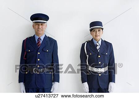 Portrait of guards in uniform View Large Photo Image Stock Photo - Portrait of guards in uniform. Fotosearch
