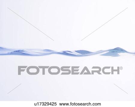 Stock Photography - Rippled water surface with white background. Fotosearch