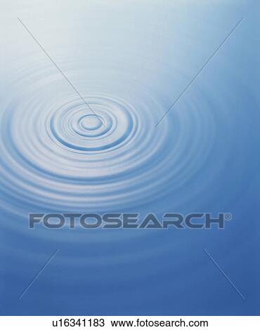Stock Image - Ripples on water surface. Fotosearch