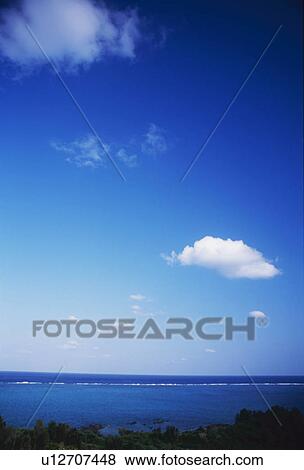 Sea and blue sky View Large Photo Image Stock Photo - Sea and blue sky. Fotosearch