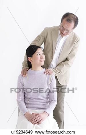 Stock Photo - Senior husband and wife. Fotosearch