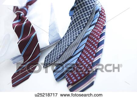 Stock Photo - Shirts and ties. Fotosearch