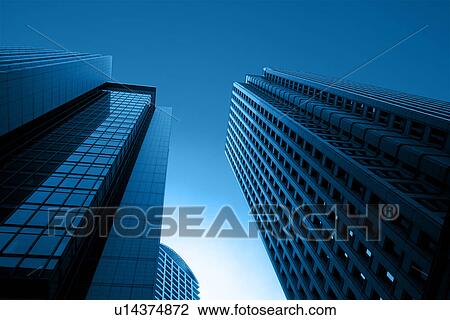 Skyscrapers and grey sky View Large Photo Image Stock Image - Skyscrapers and grey sky. Fotosearch