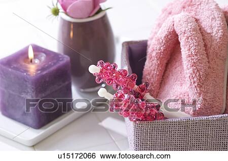 Slippers and a massaging tool View Large Photo Image Stock Photograph - Slippers and a massaging tool. Fotosearch