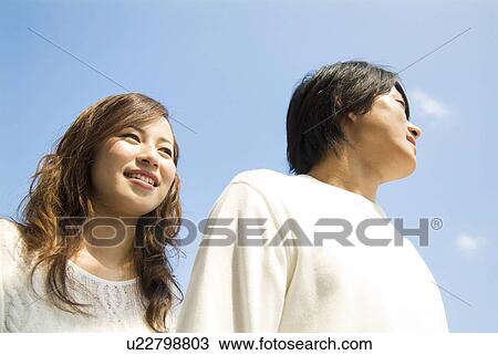 Stock Image - Smiling couple. Fotosearch