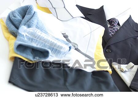 Stock Image - Sportswear and businesswear. Fotosearch