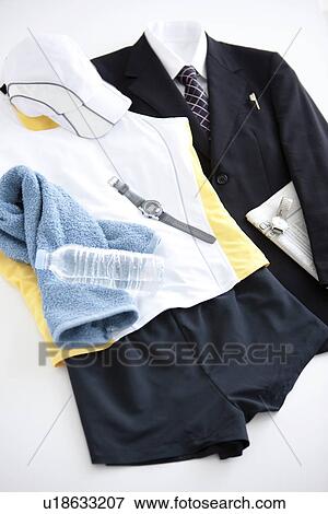 Stock Photo - Sportswear and businesswear. Fotosearch