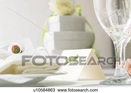 Table setting View Large Photo Image Stock Image - Table setting. Fotosearch