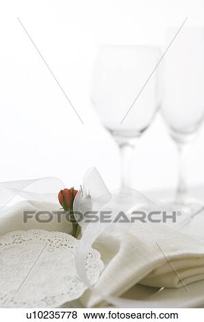 Stock Photo - Table setting. Fotosearch