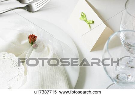 Stock Photography - Table setting. Fotosearch