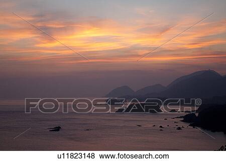 Stock Photo - Tango Matsushima at sunrise. Fotosearch