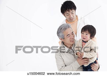 Three-generation family View Large Photo Image Stock Image - Three-generation family. Fotosearch