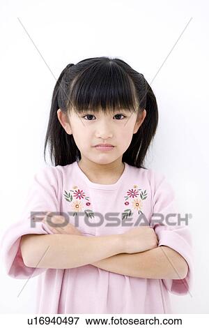 Stock Photo - Unhappy girl. Fotosearch