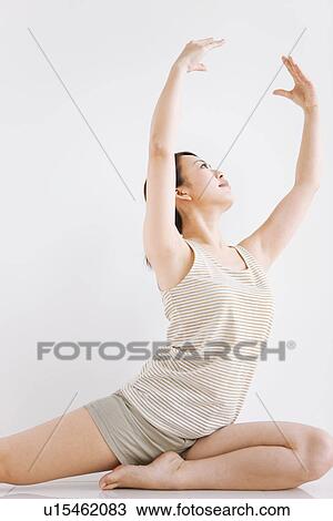 Woman doing ballet View Large Photo Image Stock Image - Woman doing ballet. Fotosearch
