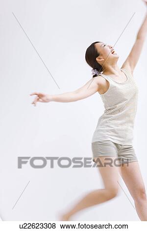 Stock Photo - Woman doing ballet. Fotosearch