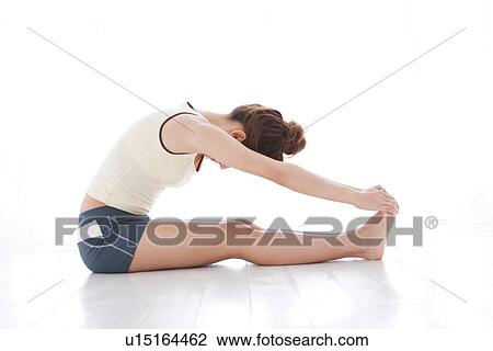 Woman stretching View Large Photo Image Stock Image - Woman stretching. Fotosearch