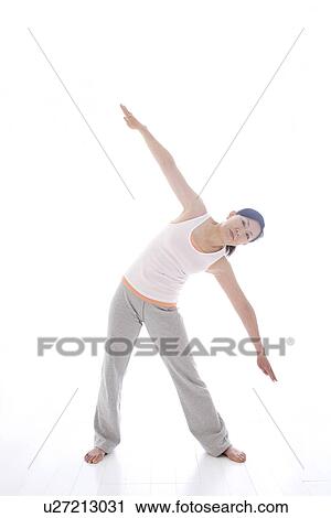 Woman stretching View Large Photo Image Stock Image - Woman stretching. Fotosearch