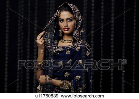 Stock Photo - Portrait of a Muslim woman. Fotosearch